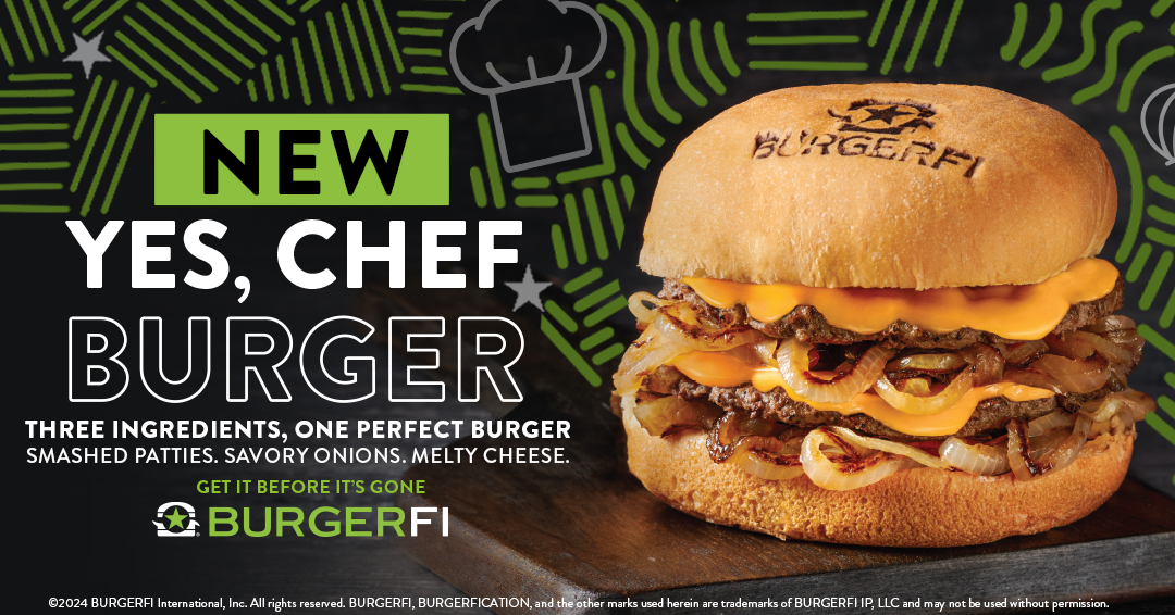 BurgerFi "Yes, chef" burger